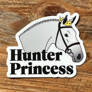 Hunter Princess Horse Sticker