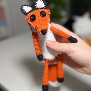 Little Prince Inspired Fox – Cute Handmade Plush Toy, Soft Gift for Kids, Fans & Collectors