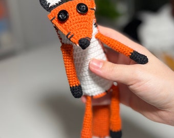 Little Prince Inspired Fox – Cute Handmade Plush Toy, Soft Gift for Kids, Fans & Collectors