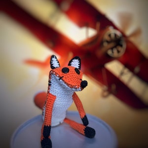 The Little Prince Fox Plush: Handcrafted Amigurumi Toy
