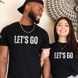 Let&#39;s Go Shirt, Game Days Shirt, Sports tshirt for Men, Couple Sports Shirts, Gameday Shirt, NBA Shirt, NFL Shirt, Sports Day Shirt, Lets Go