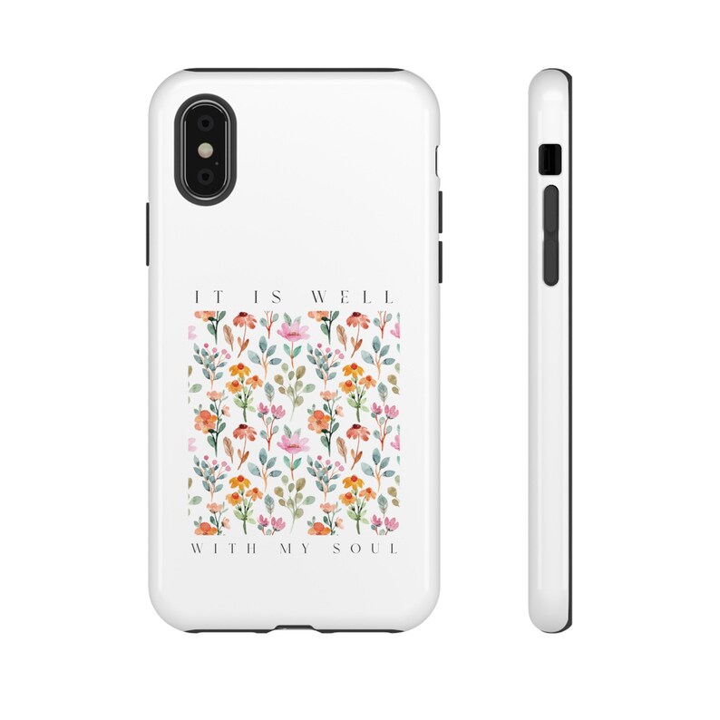 It is Well With My Soul Christian Phone Case, Scripture Phone Case, Scripture Gifts, Bible Verse Case, Christian Gifts, iPhone 15 14 13 12 image 6