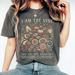 Christian Women T Shirt Vine Branches Jesus Christian Women T Shirt Vine Branches Jesus