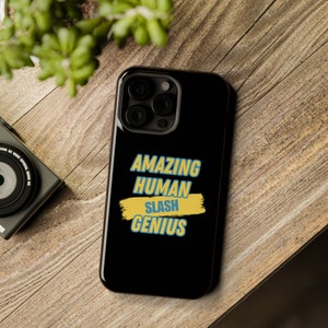Brooklyn nine nine MagSafe iPhone case. Brooklyn 99 iPhone Case. Amazing human / Genius phone case. Christmas present. Magsafe