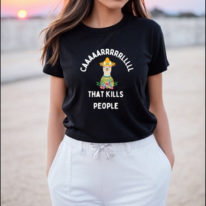 Lama's met hoeden geïnspireerd T-shirt / grappig T-shirt / papa grap shirt. Youtube geïnspireerd shirt. Kerstcadeau. Cadeau voor de feestdagen.