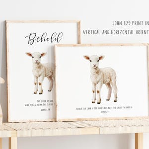 Religious Easter Story Set of 6 Bible Verse Wall Art Printable Gallery ...