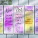 Proverbs 31 Woman Bible Verse Bookmarks Printable, Set of 15 Virtues ...