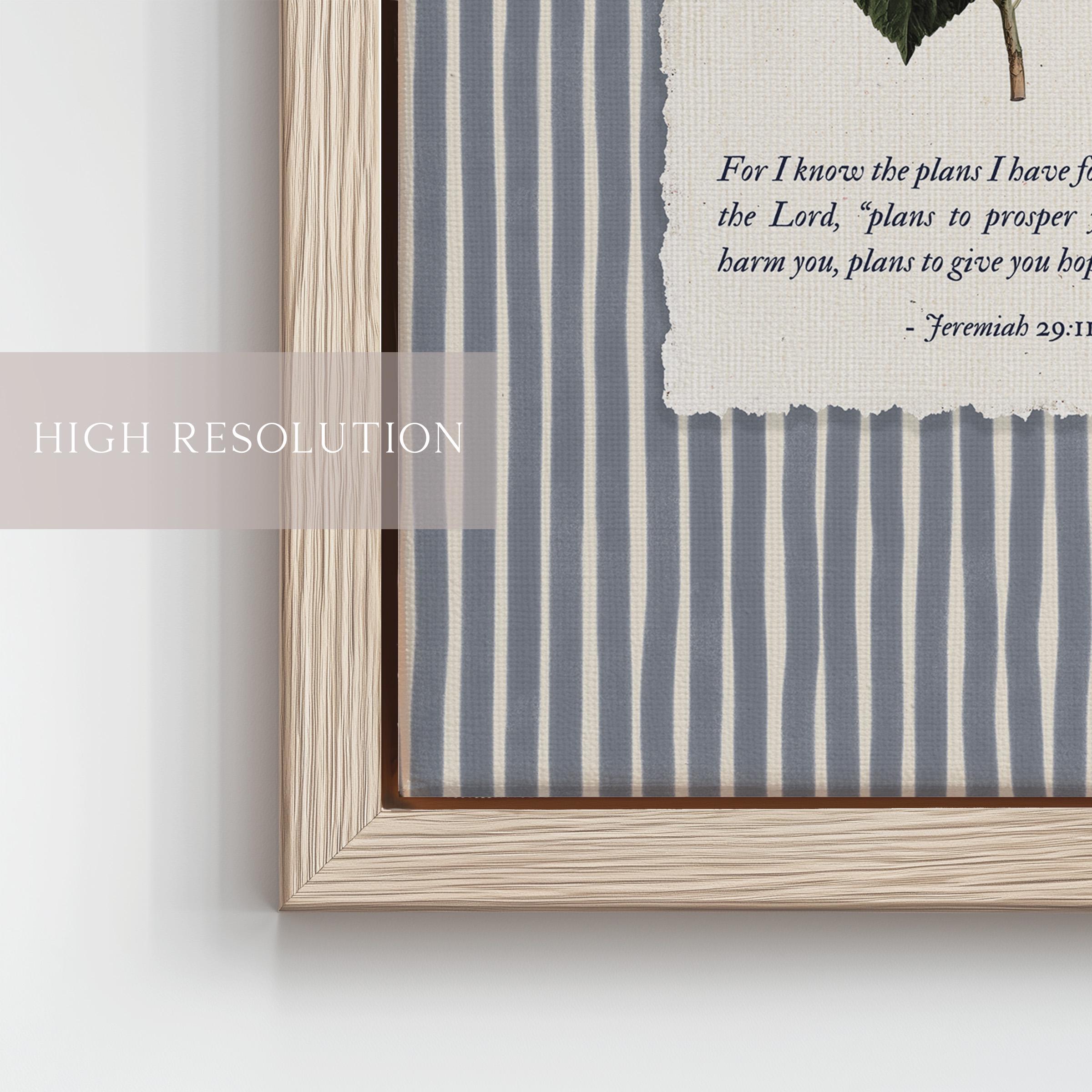 Cottage Scripture Image Set of 3 Cottagecore Bible Verse Wall Art Printable, Christian Nursery ...