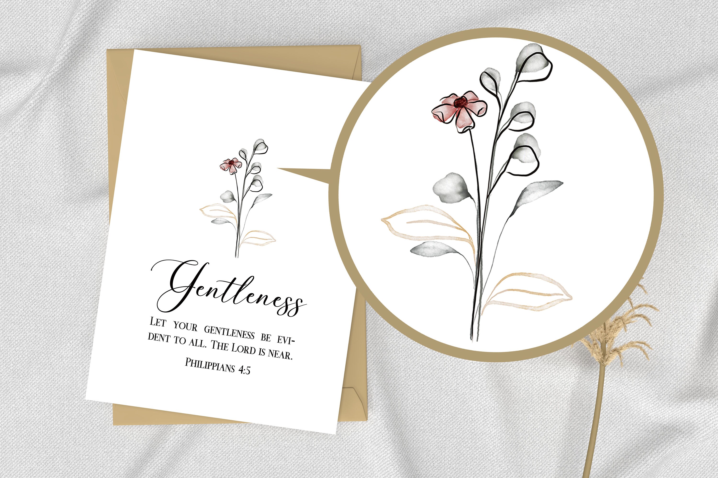 Fruit of the Spirit Bible Verse Printable Wall Art Set of 9, Galatians ...
