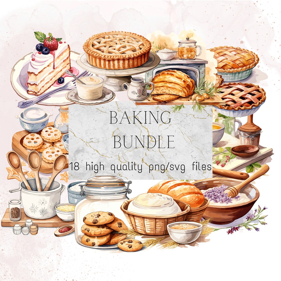 Baking Essentials Illustrations Baking PNG Bread Clipart Commercial Use ...