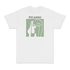 Pablo Picasso &#39;Kiss&#39; Unisex T-Shirt White