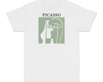 Pablo Picasso 'Kiss' Unisex T-Shirt White