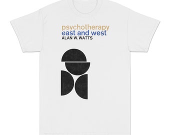 Alan Watts Psychotherapy Unisex T-Shirt White