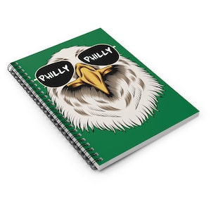 Philly Eagles Spiral Notebook: Philadelphia Sports Pride - Ruled Line