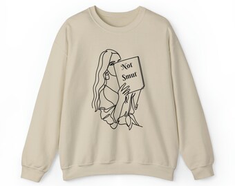 Unisex Crewneck Sweatshirt for book lovers "Reading 'Not Smut'"