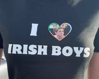 I Love Irish Boys T-Shirt, Y2K Top, 90s Tee