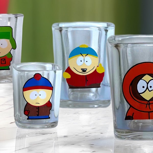 South Park Shot Glasses Etsy