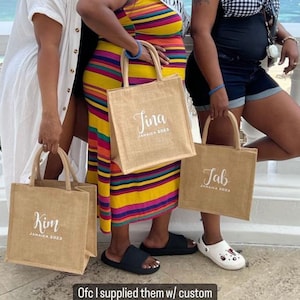 Personalized Logo Tote Bag Bulk, Custom Cotton Canvas Eco Bag for Events, Trade Shows, Weddings, Corporate Gifts, 14x15x6.5 Size