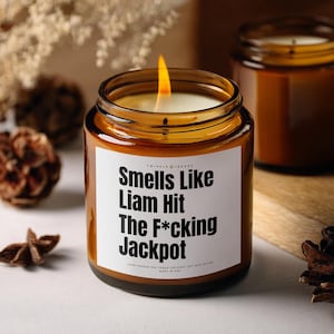 Bougie de fiançailles, Cadeaux rigolos, Bougie de mariage, Bougie personnalisée, EVJF, Bougies rigolotes, Cadeau de fiançailles personnalisé, Bougie rigolote