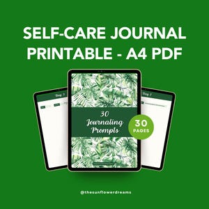 Mindfulness Journal with Prompts: Guided Mental Health Journaling (PDF Download A4/A5/Letter Size)
