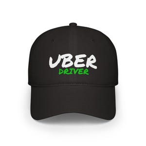 Uber Driver Hat | Uber Eats Hat | Uber Accessory | Gift for Uber | Low Profile Baseball Cap