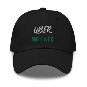 Uber Driver Hat | Uber Eats Hat | Uber Accessory | Gift for Uber | Embroidered Dad Hat
