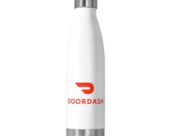 Doordash-Zubehör | Dasher-Geschenk | Flasche für Doordash | Flasche für Dasher | Isolierte 20oz-Flasche