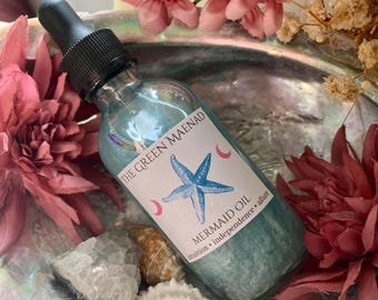 Mermaid Oil ~ Intention Oil, Ritual Oil, Mermaid Spell, Mermaid Perfume, Siren Oil, Goddess Oil, Aphrodite Oil, Glamour Oil, Glamour Magic