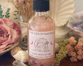 Love Witch Oil ~ Intention Oil, Ritual Oil, Love Witch Perfume, Love Oil, Love Spell, Love Spell Oil, Attract Love Oil, Come to Me Oil