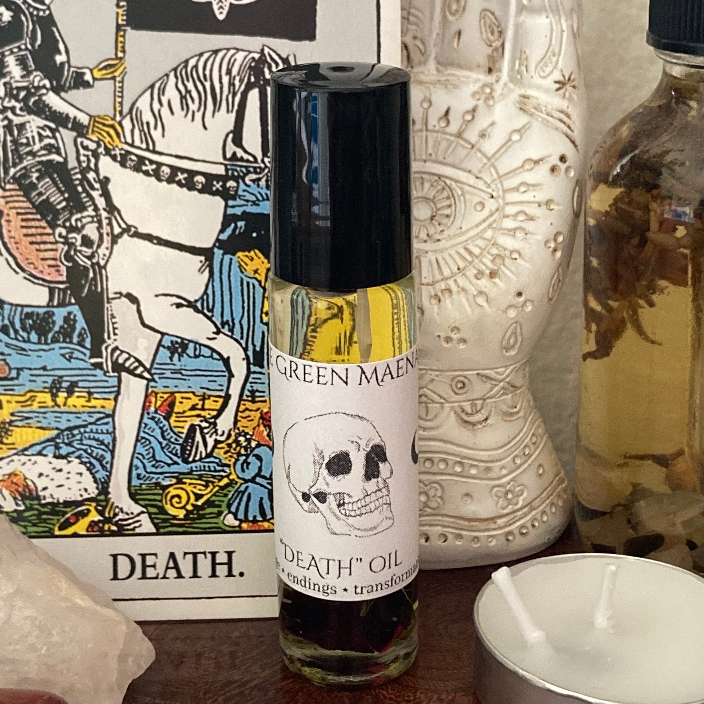 Death Oil ~ Ritual Oil, Tarot, Tarot Perfume, Tarot Oil, Witchcraft ...