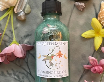 Hummingbird Oil ~ Intention Oil, Ritual Oil, Spell Oil, Communication Oil, Energy Oil, Fairy Oil, Hummingbird Spell, Hummingbird Gift