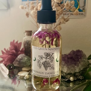 Maenads’ Dance Oil ~ Ritual Oil, Dionysus Oil, Bacchus Oil, Creativity Oil, Wild Woman, Deity Work, Witchcraft Supplies, Wiccan Supplies