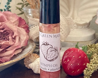 Nymph Oil ~ Ritual Oil, Spell Oil, Divine Feminine, Inner Child, Fairycore, Creativity, Grounding, Love Oil, Aphrodite, Witchcraft Supplies
