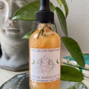 Nine of Pentacles Oil ~ Intention Oil, Ritual Oil, Tarot Oil, Tarot Cards, Tarot Perfume, Luxury Oil, Prosperity Oil, Abundance Oil, Luck bild 2