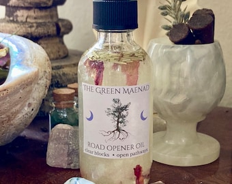Road Opener Oil ~ Ritual Oil for Removing Blocks ~ Success Oil, Unblocking Oil, Uncrossing Oil, Conjure Oil ~ Witchcraft Supplies