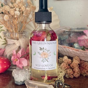 Self-Love Oil ~ Ritual Oil for Self-Love, Happiness, Positive Energy ~ Witchcraft Supplies, Self-Care Oil, Spell Oil, Love Oil, Rose Oil