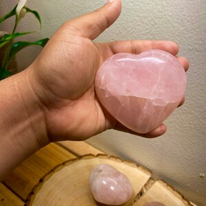 Rose Quartz Crystal Heart