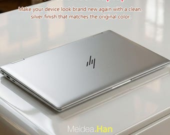 Hp Omni Book Solid Skin Custom Matte Silver Back to School Gift for Kid Vinyl Sticker for Spectre Envy Victus Omen Elite Probook Series