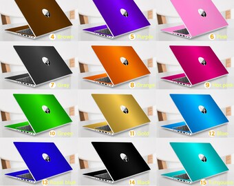 Accessoires pour ordinateur portable Sticker personnalisé HP pour ordinateur portable HP de couleur unie Cadeaux personnalisés pour Spectre Envy Victus Omen Elite Probook