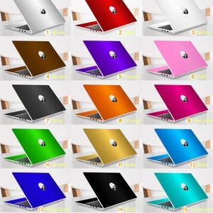 Laptop Accessories Solid Color Hp Laptop Skin Personalized Decal Personalized Gifts for Spectre Envy Victus Omen Elite Probook