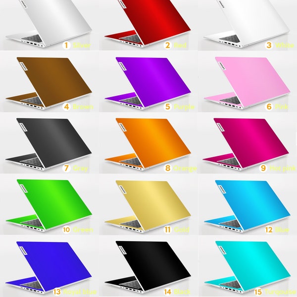Accessori per laptop Lenovo Solid Colors Skin Yoga Decalcomania in vinile Regalo personalizzato per Lenovo Legion Thinkpad Thinkbook Ideapad
