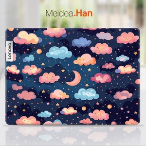 Lenovo Laptop Skins Calcomanías de vinilo personalizadas Personalización Bonito estilo de diseño de nube abstracta para Legion Yoga Thinkpad Thinkbook Ideapad Series