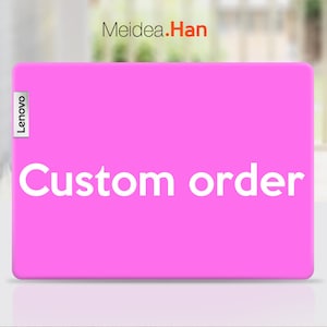 Kundenspezifische Bestellung Lenovo Laptop Haut Geburtstagsgeschenk Thinkpad Aufkleber Personalisierung Geschenk für Yoga Slim Legion Thinkbook Ideepad