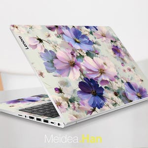 IP Slim 3 Chrome 14M868 Skin Birthday Gift Customizable Oil Painting Flower Design  Gift for Slim Legion Yoga Ideapad Thinkbook Thinkpad