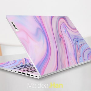 Lenovo Thinkpad Skin T430 Personalized Customizable Vinyl White Marble Gift For Women For Lenovo Slim Legion Ideapad Yoga Thinkbook Thinkpad