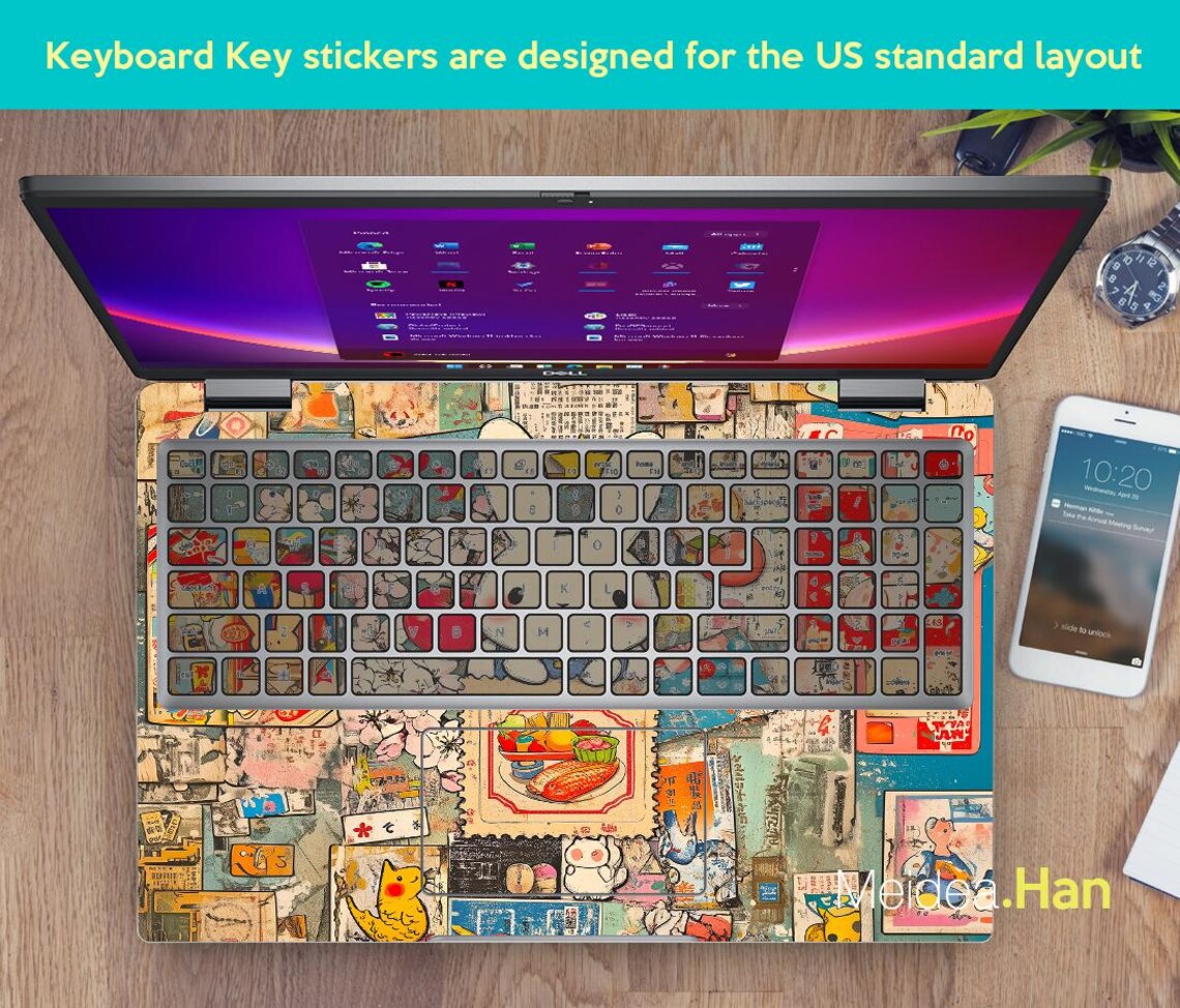 Victus Sticker Hp Zbook Firefly Skin Pre-cut Sticker Vinyl Decal Cute Cartoon Rabbit ...