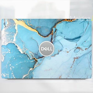 Spersonalizowana naklejka na laptopa Dell Latitude 7250 Blue Marble Texture Personalizowana naklejka winylowa na laptopa XPS Latitude Inspiron Vostro Precision