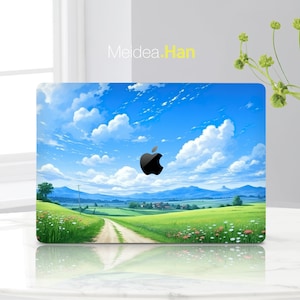 Macbook skin Macbook Accessorie Personalized Gift Pastoral Comic Design Decal for Mac Stylish Macbook Decal Protector Vinyl Apple Sticker