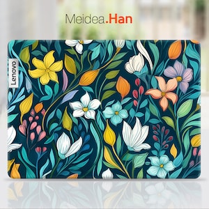 Lenovo laptop Skin Personalizowana naklejka na zamówienie Świeża zielona roślina Projekt winylowy Prezent dla Lenovo Slim Legion Ideapad Yoga Thinkbook Thinkpad