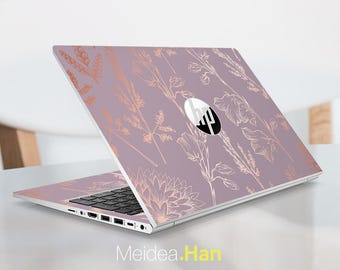 Personalized Leaf Design Vinyl Sticker for Hp Elitebook X G1i 14-Inch Laptop for Spectre Envy Pavilion Victus Omen Elite Probook